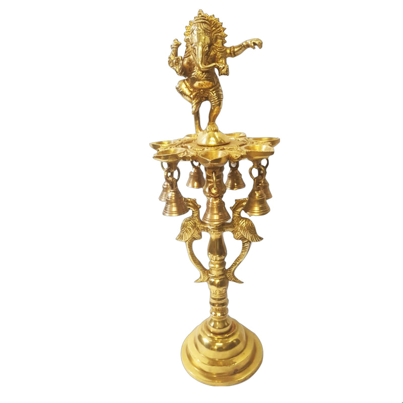 Stand Deepak - Dancing Ganesha & Bells