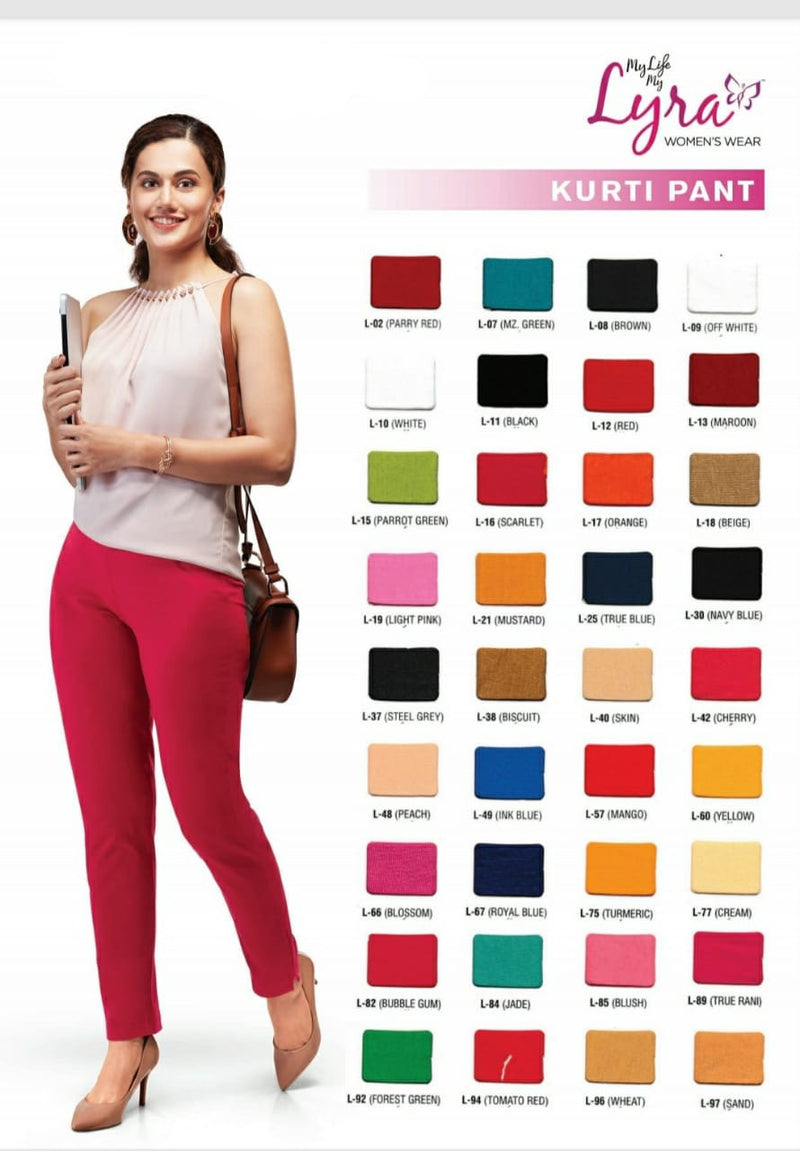 Kurti Pants - Comfort fit, Multiple Colors