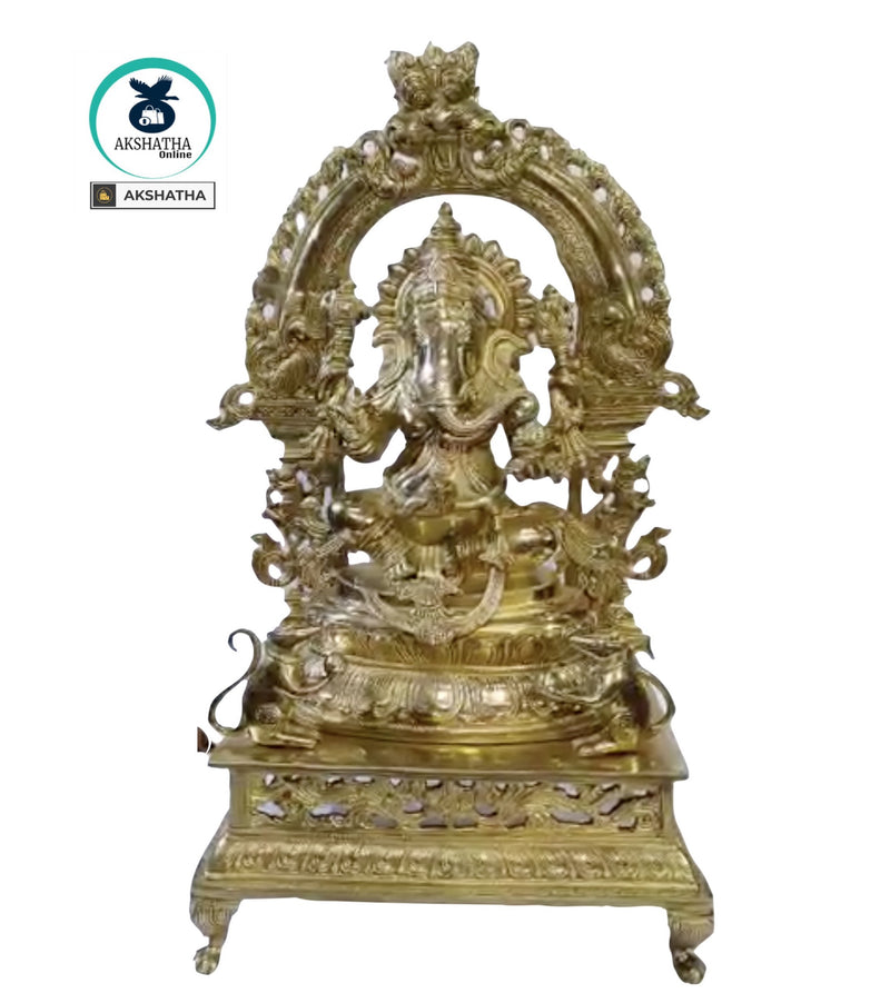 Pure Brass Lord Ganesha - The ord of good fortune