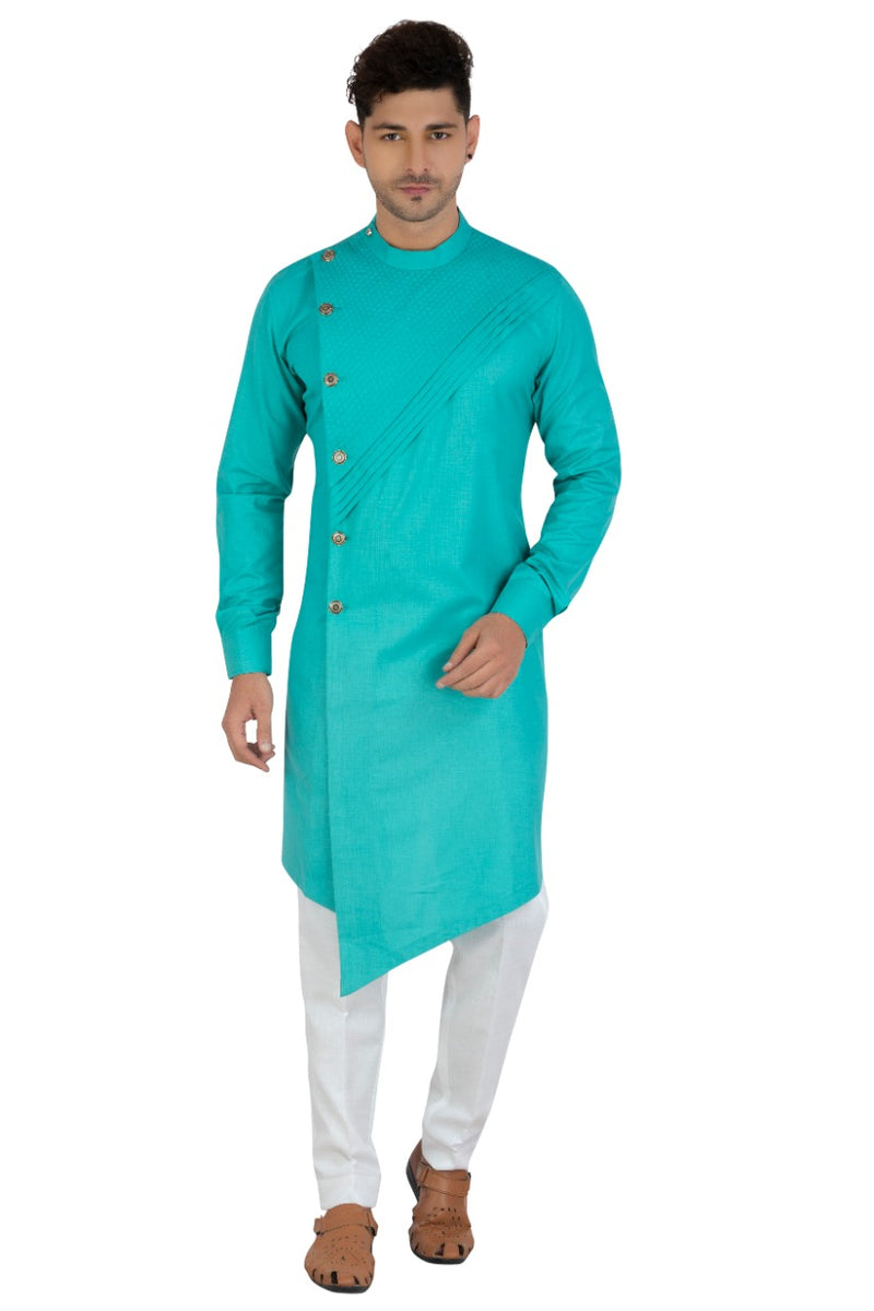 Pure Cotton Men's Designer Kurta with Pyjama set